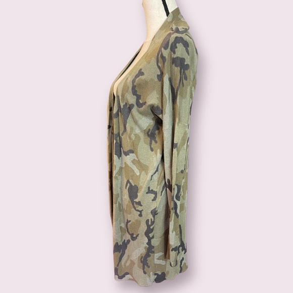 XS Sanctuary Open Front Camouflage Cardigan Longline - Picture 3 of 6